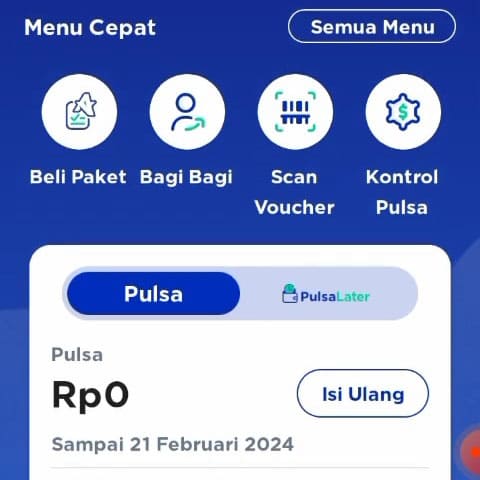 Cara Memasukan Voucher XL Lewat myXL